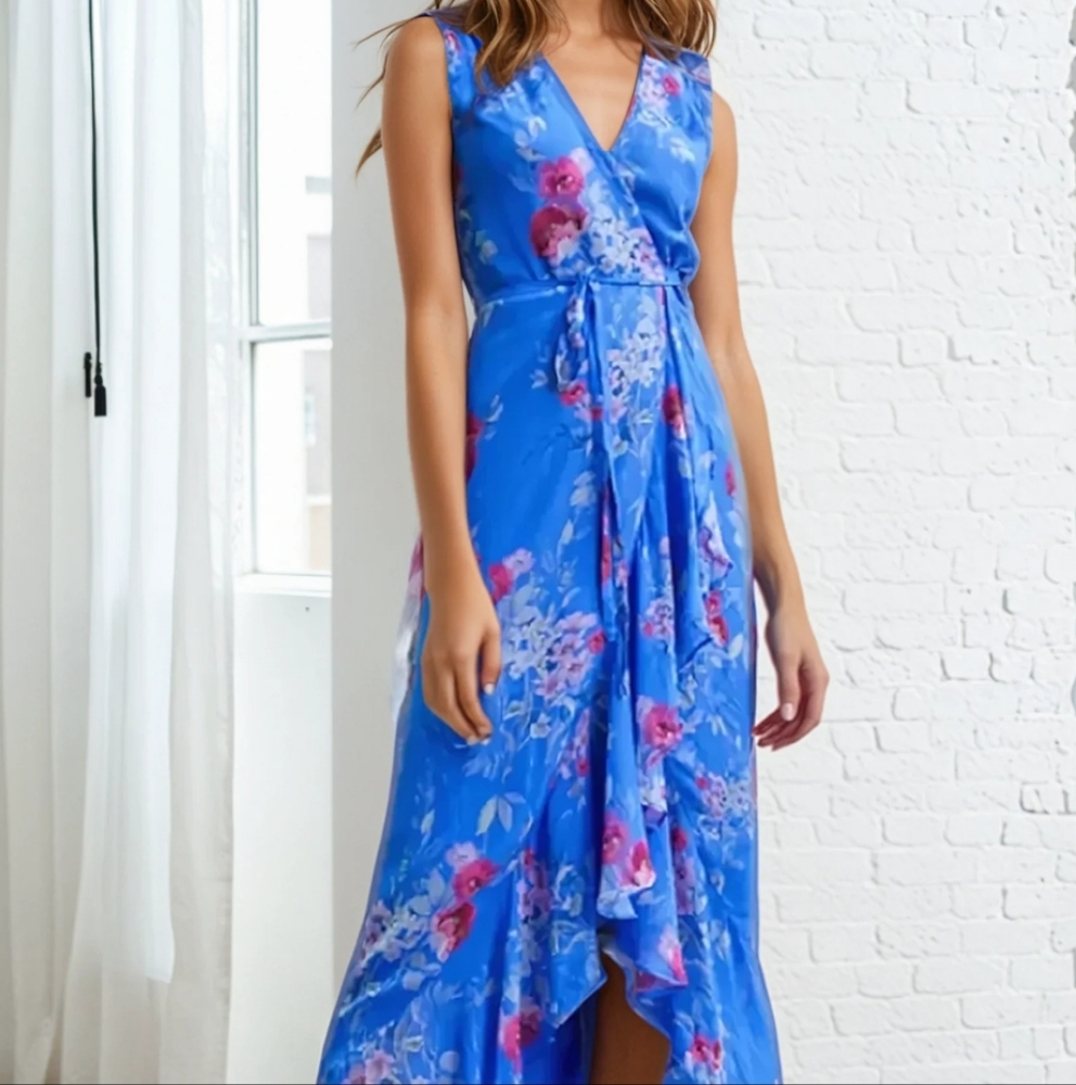 In Search Of A VENEZIA MAXI DRESS - YUMI KIM Blue Dress Size Medium Or Large!